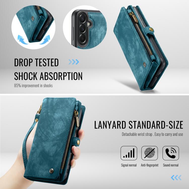 CaseMe 008 Detachable Multifunctional Leather Phone Case, For Samsung Galaxy A57 5G, For Samsung Galaxy A37 5G, For Samsung Galaxy A17, For Samsung Galaxy Z Fold7