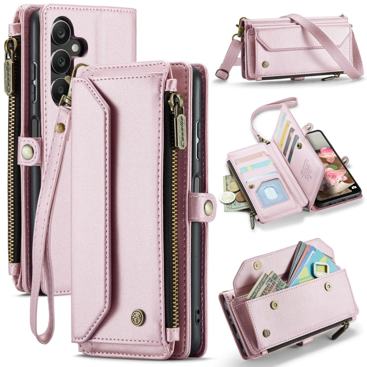 CaseMe C36 Card Slots Zipper Wallet RFID Anti-theft Leather Phone Case, For Samsung Galaxy S25 5G, For Samsung Galaxy S25+ 5G, For Samsung Galaxy S25 Ultra 5G, For Samsung Galaxy A16 5G