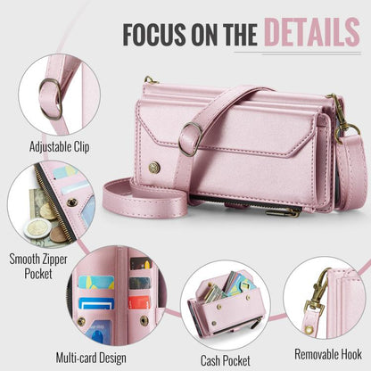 CaseMe C36 Card Slots Zipper Wallet RFID Anti-theft Leather Phone Case, For Samsung Galaxy S25 5G, For Samsung Galaxy S25+ 5G, For Samsung Galaxy S25 Ultra 5G, For Samsung Galaxy A16 5G