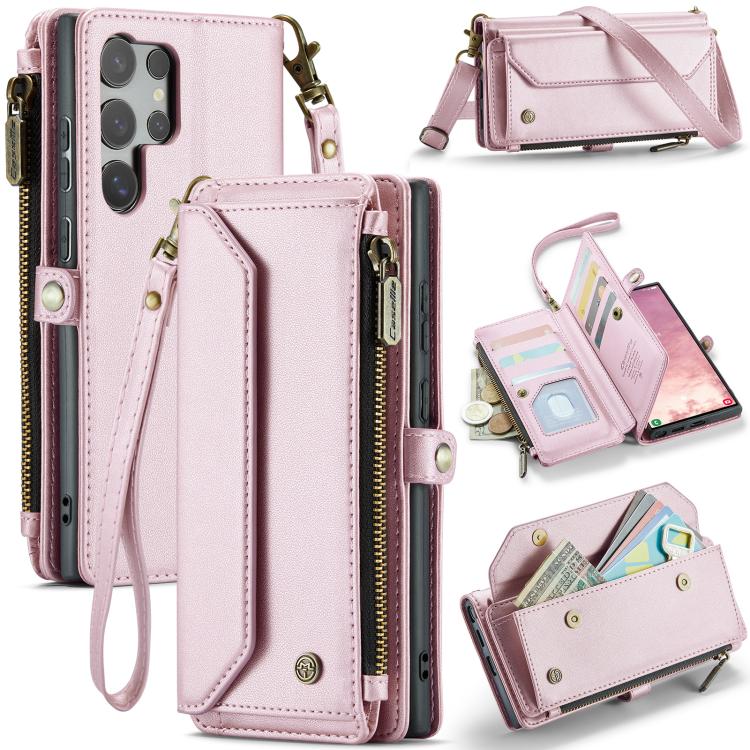 CaseMe C36 Card Slots Zipper Wallet RFID Anti-theft Leather Phone Case, For Samsung Galaxy S25 5G, For Samsung Galaxy S25+ 5G, For Samsung Galaxy S25 Ultra 5G, For Samsung Galaxy A16 5G