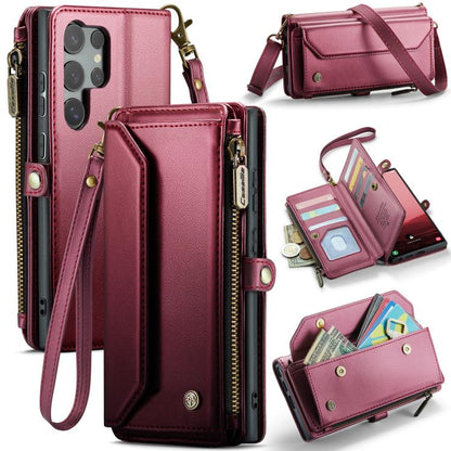 CaseMe C36 Card Slots Zipper Wallet RFID Anti-theft Leather Phone Case, For Samsung Galaxy S25 5G, For Samsung Galaxy S25+ 5G, For Samsung Galaxy S25 Ultra 5G, For Samsung Galaxy A16 5G
