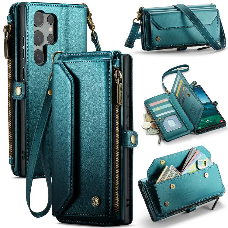 CaseMe C36 Card Slots Zipper Wallet RFID Anti-theft Leather Phone Case, For Samsung Galaxy S25 5G, For Samsung Galaxy S25+ 5G, For Samsung Galaxy S25 Ultra 5G, For Samsung Galaxy A16 5G