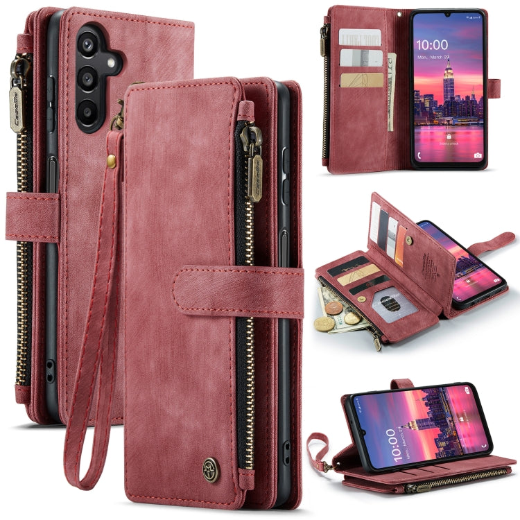 CaseMe C30 Card Slots Zipper Wallet Leather Phone Case, For Galaxy A56, For Galaxy A36, For Galaxy S25 5G, For Galaxy S25+ 5G, For Galaxy S25 Ultra 5G, For Galaxy A16 5G