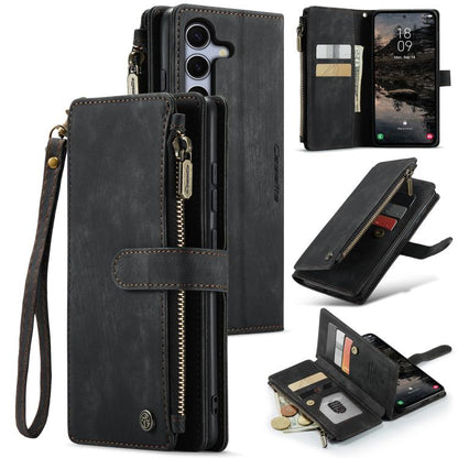 CaseMe C30 Card Slots Zipper Wallet Leather Phone Case, For Galaxy A56, For Galaxy A36, For Galaxy S25 5G, For Galaxy S25+ 5G, For Galaxy S25 Ultra 5G, For Galaxy A16 5G