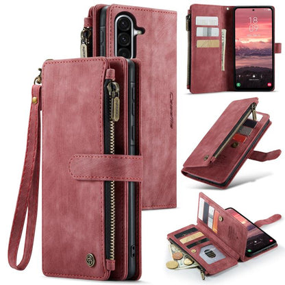 CaseMe C30 Card Slots Zipper Wallet Leather Phone Case, For Galaxy A56, For Galaxy A36, For Galaxy S25 5G, For Galaxy S25+ 5G, For Galaxy S25 Ultra 5G, For Galaxy A16 5G