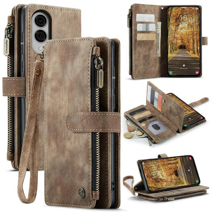CaseMe C30 Card Slots Zipper Wallet Leather Phone Case, For Samsung Galaxy A17 4G, For Samsung Galaxy Z Fold7, For Samsung Galaxy S25 Edge 5G, For Samsung Galaxy A56, For Samsung Galaxy A36, For Samsung Galaxy S25 5G