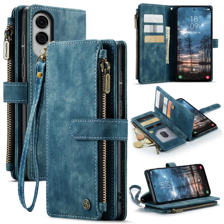 CaseMe C30 Card Slots Zipper Wallet Leather Phone Case, For Samsung Galaxy A17 4G, For Samsung Galaxy Z Fold7, For Samsung Galaxy S25 Edge 5G, For Samsung Galaxy A56, For Samsung Galaxy A36, For Samsung Galaxy S25 5G