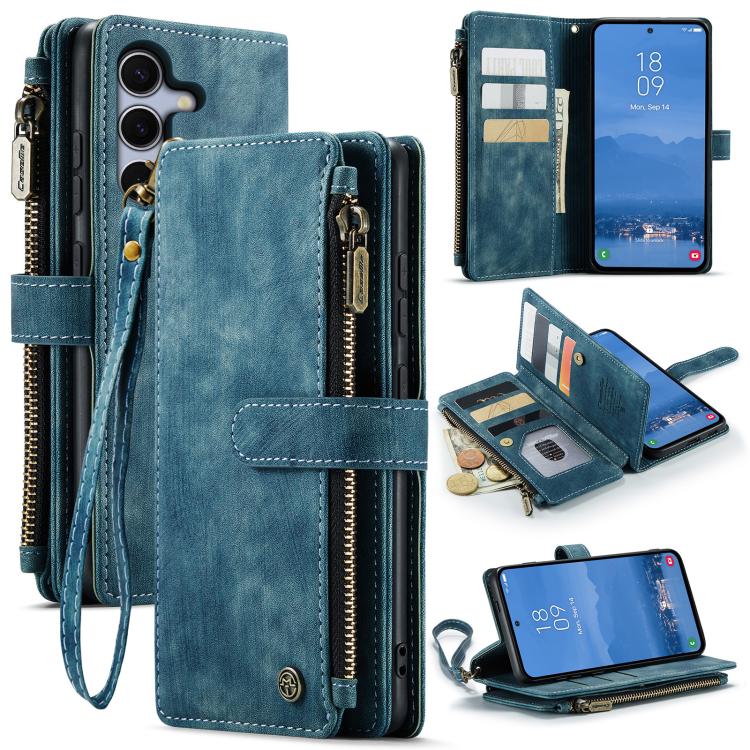 CaseMe C30 Card Slots Zipper Wallet Leather Phone Case, For Samsung Galaxy S26+ 5G, For Samsung Galaxy S26 Ultra 5G, For Samsung Galaxy S26 5G, For Samsung Galaxy S25 FE 5G, For Samsung Galaxy A17 4G, For Samsung Galaxy Z Fold7