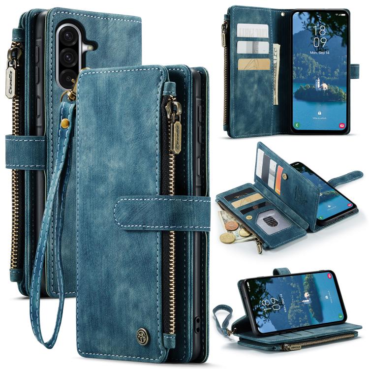 CaseMe C30 Card Slots Zipper Wallet Leather Phone Case, For Samsung Galaxy A17 4G, For Samsung Galaxy Z Fold7, For Samsung Galaxy S25 Edge 5G, For Samsung Galaxy A56, For Samsung Galaxy A36, For Samsung Galaxy S25 5G