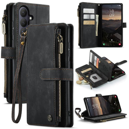 CaseMe C30 Card Slots Zipper Wallet Leather Phone Case, For Samsung Galaxy S26+ 5G, For Samsung Galaxy S26 Ultra 5G, For Samsung Galaxy S26 5G, For Samsung Galaxy S25 FE 5G, For Samsung Galaxy A17 4G, For Samsung Galaxy Z Fold7