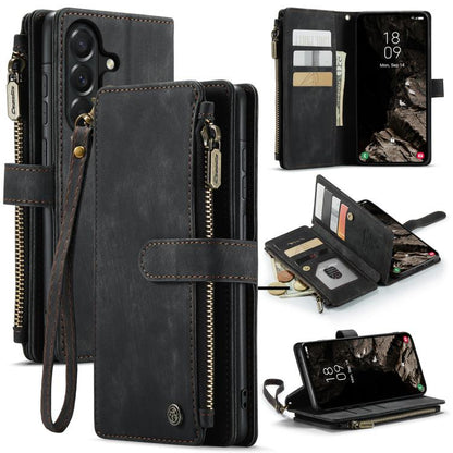 CaseMe C30 Card Slots Zipper Wallet Leather Phone Case, For Samsung Galaxy S26+ 5G, For Samsung Galaxy S26 Ultra 5G, For Samsung Galaxy S26 5G, For Samsung Galaxy A57 5G, For Samsung Galaxy A37 5G, For Samsung Galaxy S25 FE 5G