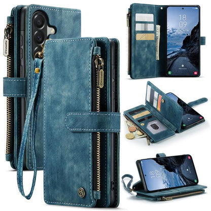 CaseMe C30 Card Slots Zipper Wallet Leather Phone Case, For Galaxy A57 5G, For Galaxy A37 5G, For Galaxy S25 FE 5G, For Galaxy A17 4G, For Galaxy Z Fold7, For Galaxy S25 Edge 5G