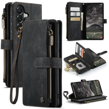 CaseMe C30 Card Slots Zipper Wallet Leather Phone Case, For Galaxy A57 5G, For Galaxy A37 5G, For Galaxy S25 FE 5G, For Galaxy A17 4G, For Galaxy Z Fold7, For Galaxy S25 Edge 5G