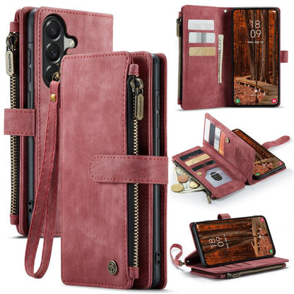 CaseMe C30 Card Slots Zipper Wallet Leather Phone Case, For Galaxy A57 5G, For Galaxy A37 5G, For Galaxy S25 FE 5G, For Galaxy A17 4G, For Galaxy Z Fold7, For Galaxy S25 Edge 5G
