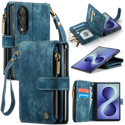 CaseMe C30 Card Slots Zipper Wallet Leather Phone Case, For Galaxy Z Fold8 5G, For Galaxy S26 FE 5G, For Galaxy Z Fold8 Ultra 5G, For Galaxy S26+ 5G, For Galaxy S26 Ultra 5G, For Galaxy S26 5G