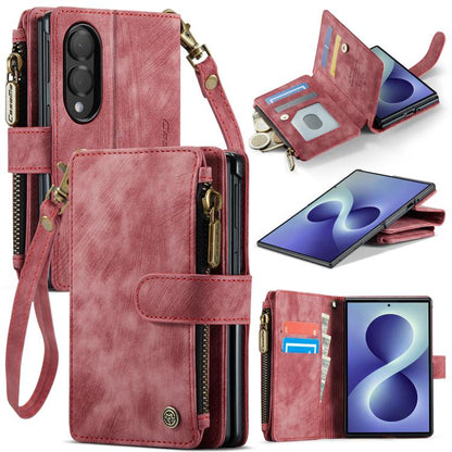 CaseMe C30 Card Slots Zipper Wallet Leather Phone Case, For Galaxy Z Fold8 5G, For Galaxy S26 FE 5G, For Galaxy Z Fold8 Ultra 5G, For Galaxy S26+ 5G, For Galaxy S26 Ultra 5G, For Galaxy S26 5G