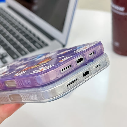 Plating Texture Butterfly TPU Phone Case with Glitter Lens Film, For iPhone 14, For iPhone 14 Pro, For iPhone 14 Pro Max, For iPhone 13 Pro Max