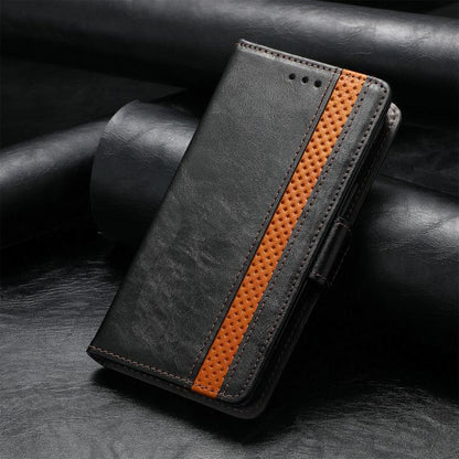 CaseNeo Splicing Dual Magnetic Buckle Leather Phone Case, For OnePlus 15, For OnePlus Ace 3 Pro