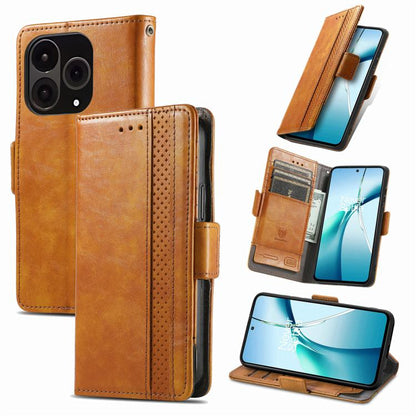 CaseNeo Splicing Dual Magnetic Buckle Leather Phone Case, For OnePlus 15, For OnePlus Ace 3 Pro