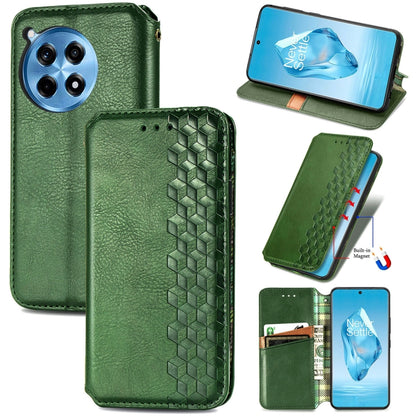 Cubic Grid Pressed Magnetic Leather Phone Case, For OnePlus 15, For OnePlus Ace 3 Pro