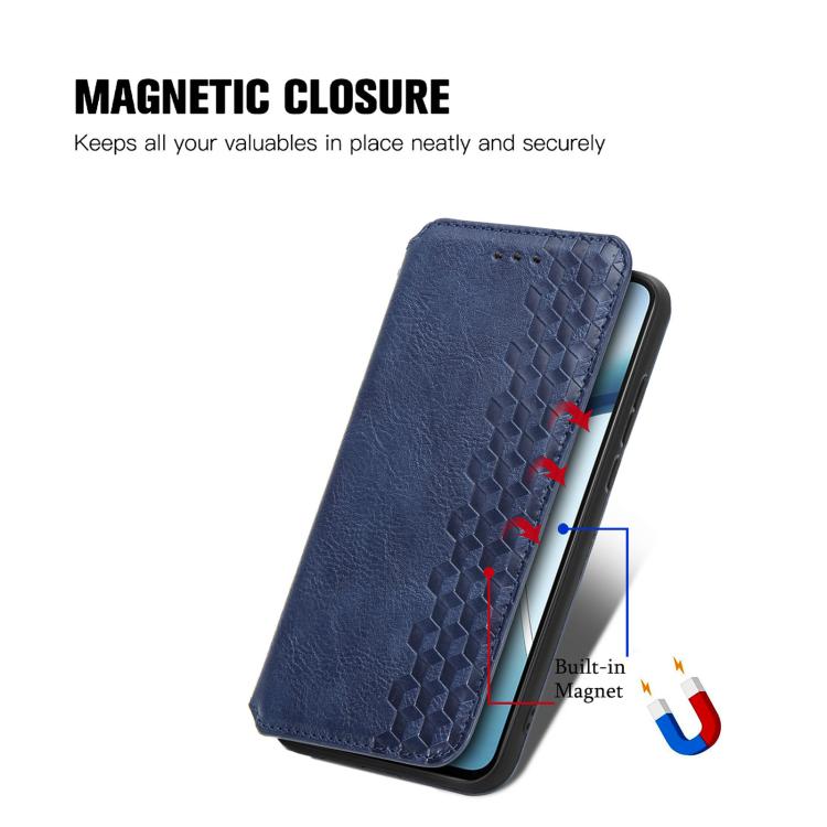Cubic Grid Pressed Magnetic Leather Phone Case, For OnePlus 15, For OnePlus Ace 3 Pro