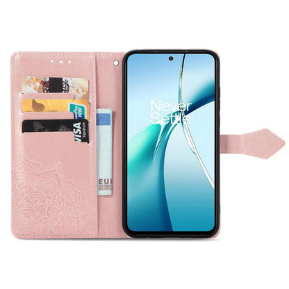 Mandala Flower Embossed Leather Phone Case, For OnePlus 15, For OnePlus Ace 3 Pro