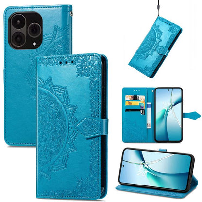 Mandala Flower Embossed Leather Phone Case, For OnePlus 15, For OnePlus Ace 3 Pro