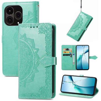 Mandala Flower Embossed Leather Phone Case, For OnePlus 15, For OnePlus Ace 3 Pro