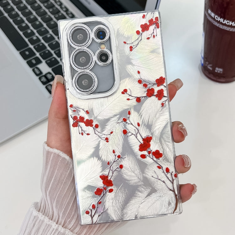 Electroplating Flower Texture TPU Phone Case, For Samsung Galaxy A36, For Samsung Galaxy S25 5G, For Samsung Galaxy S25+ 5G, For Samsung Galaxy S25 Ultra 5G