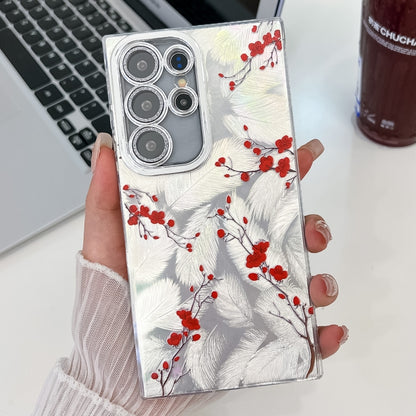 Electroplating Flower Texture TPU Phone Case, For Samsung Galaxy A36, For Samsung Galaxy S25 5G, For Samsung Galaxy S25+ 5G, For Samsung Galaxy S25 Ultra 5G
