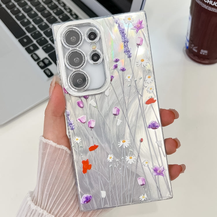 Electroplating Flower Texture TPU Phone Case, For Samsung Galaxy A35 5G, For Samsung Galaxy S24 Ultra 5G, For Samsung Galaxy S24+ 5G, For Samsung Galaxy S24 5G
