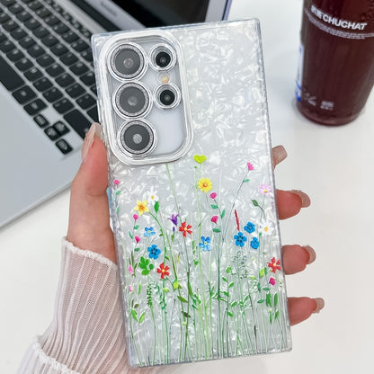 Electroplating Flower Texture TPU Phone Case, For Samsung Galaxy A35 5G, For Samsung Galaxy S24 Ultra 5G, For Samsung Galaxy S24+ 5G, For Samsung Galaxy S24 5G