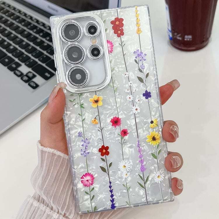 Electroplating Flower Texture TPU Phone Case, For Samsung Galaxy A35 5G, For Samsung Galaxy S24 Ultra 5G, For Samsung Galaxy S24+ 5G, For Samsung Galaxy S24 5G