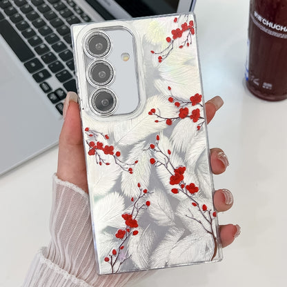 Electroplating Flower Texture TPU Phone Case, For Samsung Galaxy A25 5G, For Samsung Galaxy A54 5G, For Samsung Galaxy S23 Ultra 5G