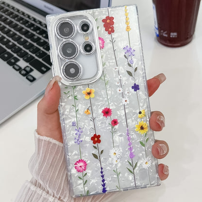 Electroplating Flower Texture TPU Phone Case, For Samsung Galaxy A25 5G, For Samsung Galaxy A54 5G, For Samsung Galaxy S23 Ultra 5G