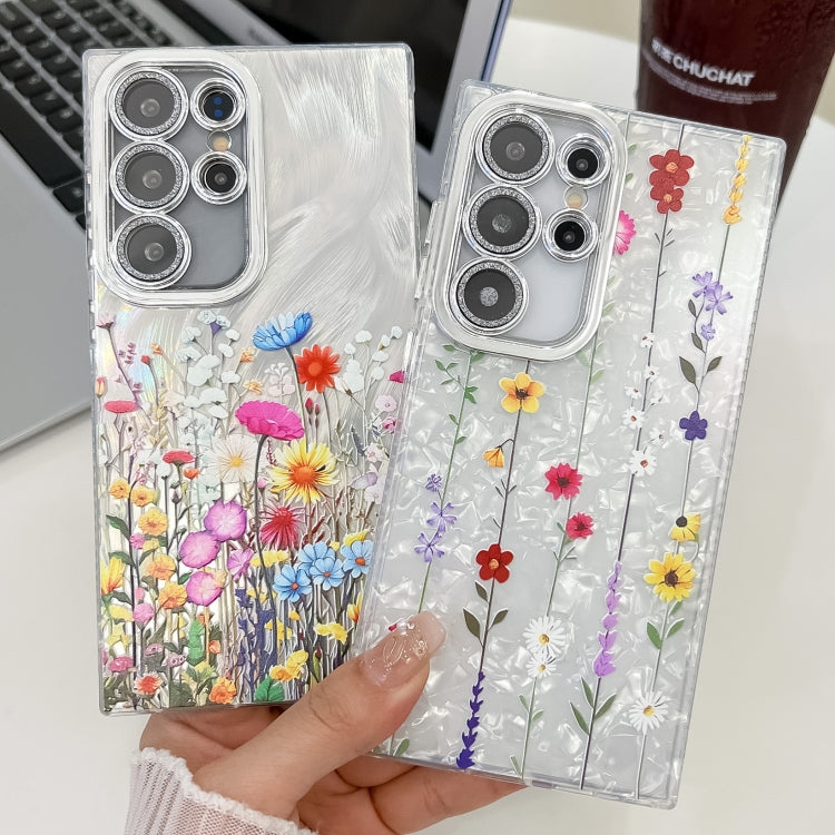 Electroplating Flower Texture TPU Phone Case, For Samsung Galaxy A35 5G, For Samsung Galaxy S24 Ultra 5G, For Samsung Galaxy S24+ 5G, For Samsung Galaxy S24 5G