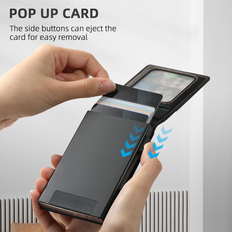 Suteni H19 Oil Wax 2-in-1 MagSafe Removable Card Box Back Phone Case, For Samsung Galaxy S25 5G, For Samsung Galaxy S25+ 5G, For Samsung Galaxy S25 Ultra 5G, For Samsung Galaxy S24 Ultra 5G, For Samsung Galaxy S24+ 5G, For Samsung Galaxy S24 5G��������...