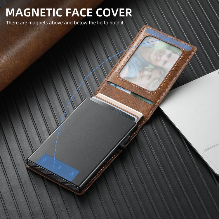 Suteni H19 Oil Wax 2-in-1 MagSafe Removable Card Box Back Phone Case, For Samsung Galaxy S26+ 5G, For Samsung Galaxy S26 Ultra 5G, For Samsung Galaxy S25 5G, For Samsung Galaxy S25+ 5G, For Samsung Galaxy S25 Ultra 5G, For Samsung Galaxy S24 Ultra 5G  ...