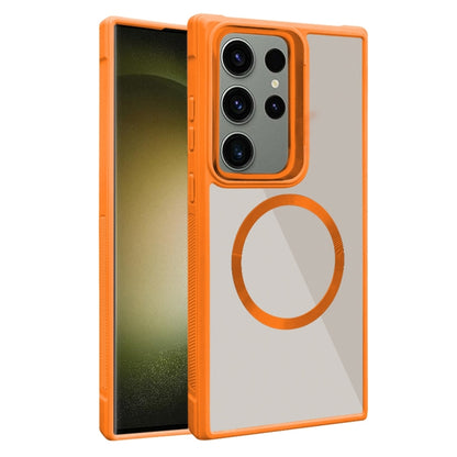 Plated CD Texture MagSafe Acrylic Hybrid TPU Phone Case, For Samsung Galaxy S23 Ultra 5G, For Samsung Galaxy S23+ 5G, For Samsung Galaxy S23 5G, For Samsung Galaxy S20 FE