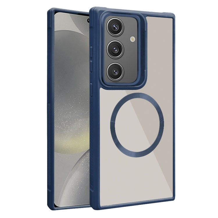 Plated CD Texture MagSafe Acrylic Hybrid TPU Phone Case, For Samsung Galaxy S24 Ultra 5G, For Samsung Galaxy S24+ 5G, For Samsung Galaxy S24 5G, For Samsung Galaxy S23 FE 5G
