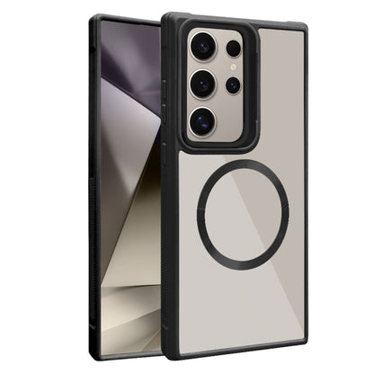 Plated CD Texture MagSafe Acrylic Hybrid TPU Phone Case, For Samsung Galaxy S24 Ultra 5G, For Samsung Galaxy S24+ 5G, For Samsung Galaxy S24 5G, For Samsung Galaxy S23 FE 5G