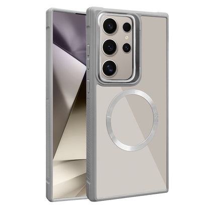 Plated CD Texture MagSafe Acrylic Hybrid TPU Phone Case, For Samsung Galaxy S24 Ultra 5G, For Samsung Galaxy S24+ 5G, For Samsung Galaxy S24 5G, For Samsung Galaxy S23 FE 5G