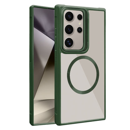 Plated CD Texture MagSafe Acrylic Hybrid TPU Phone Case, For Samsung Galaxy S24 Ultra 5G, For Samsung Galaxy S24+ 5G, For Samsung Galaxy S24 5G, For Samsung Galaxy S23 FE 5G