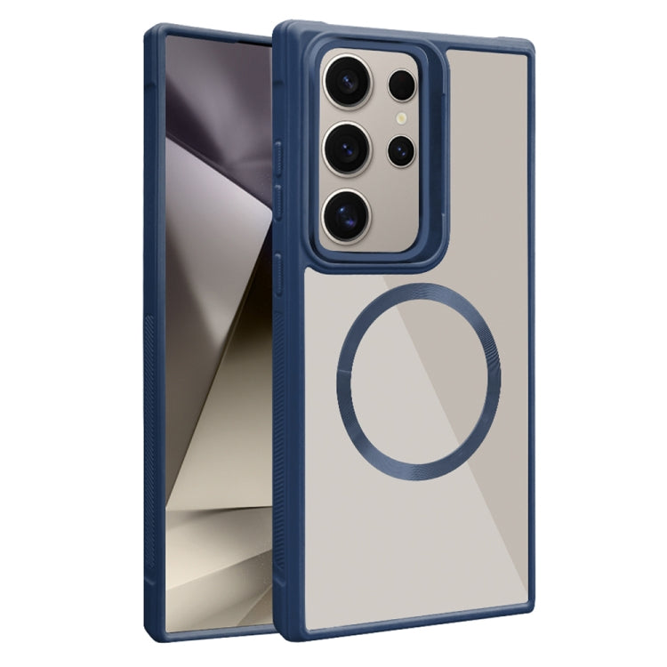 Plated CD Texture MagSafe Acrylic Hybrid TPU Phone Case, For Samsung Galaxy S24 Ultra 5G, For Samsung Galaxy S24+ 5G, For Samsung Galaxy S24 5G, For Samsung Galaxy S23 FE 5G