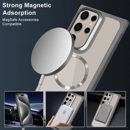 Plated CD Texture MagSafe Acrylic Hybrid TPU Phone Case, For Samsung Galaxy S24 Ultra 5G, For Samsung Galaxy S24+ 5G, For Samsung Galaxy S24 5G, For Samsung Galaxy S23 FE 5G