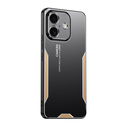 Blade Series TPU Hybrid Metal Phone Case, For iPhone 16 Pro, For iPhone 16 Plus, For iPhone 16, For iPhone 15 Pro Max, For iPhone 15 Pro, For iPhone 15 Plus