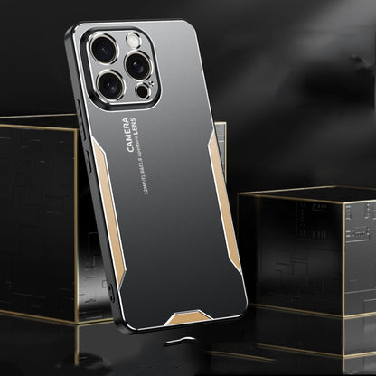 Blade Series TPU Hybrid Metal Phone Case, For iPhone 16 Pro, For iPhone 16 Plus, For iPhone 16, For iPhone 15 Pro Max, For iPhone 15 Pro, For iPhone 15 Plus