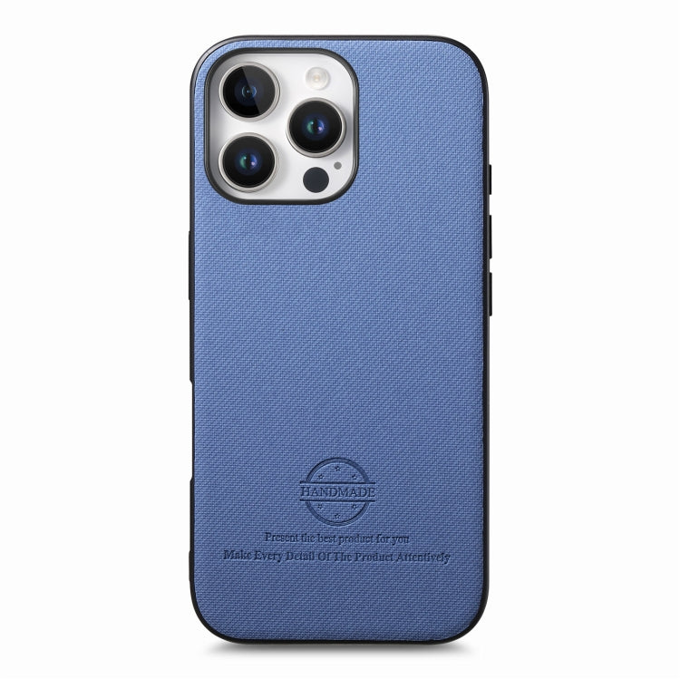 Twill Fabric Leather Skin Back Phone Case, For iPhone 11 Pro, For iPhone X / XS