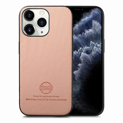 Twill Fabric Leather Skin Back Phone Case, For iPhone 11 Pro, For iPhone X / XS