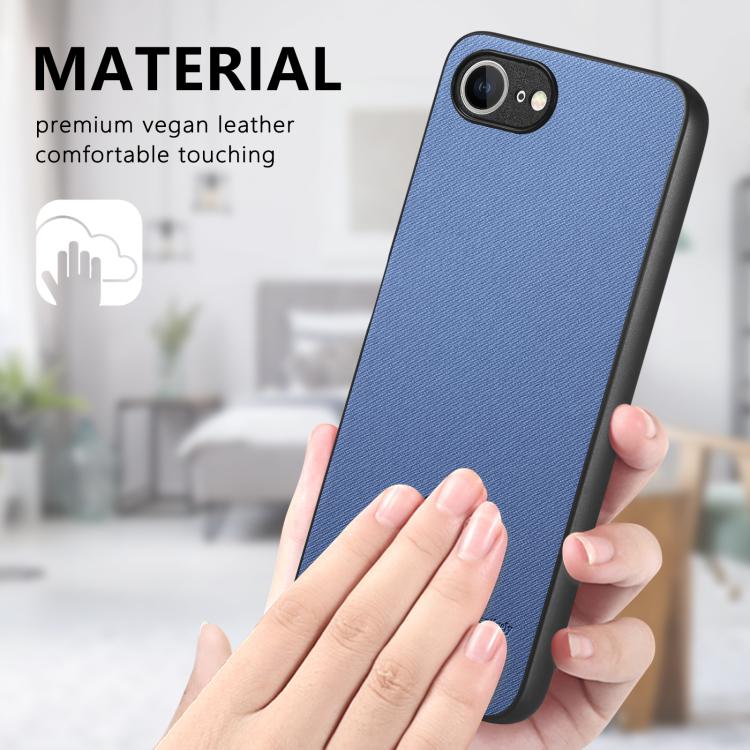 Twill Fabric Leather Skin Back Phone Case, For iPhone 16e, For iPhone 16 Pro Max, For iPhone 16 Pro